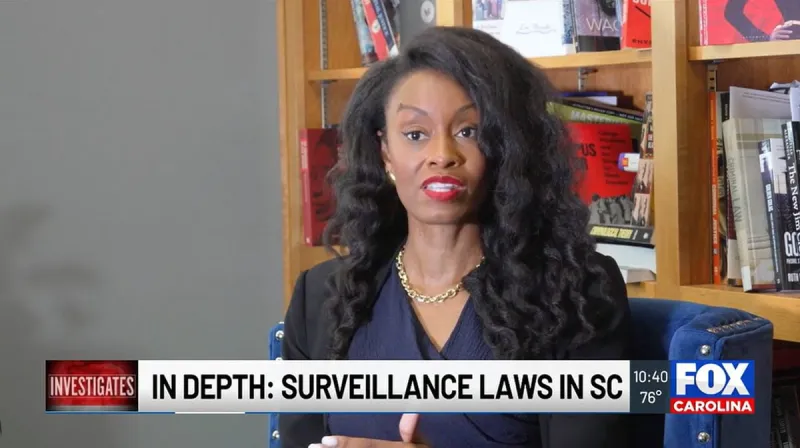 Geniece Mond talks Flock cameras on FOX Carolina