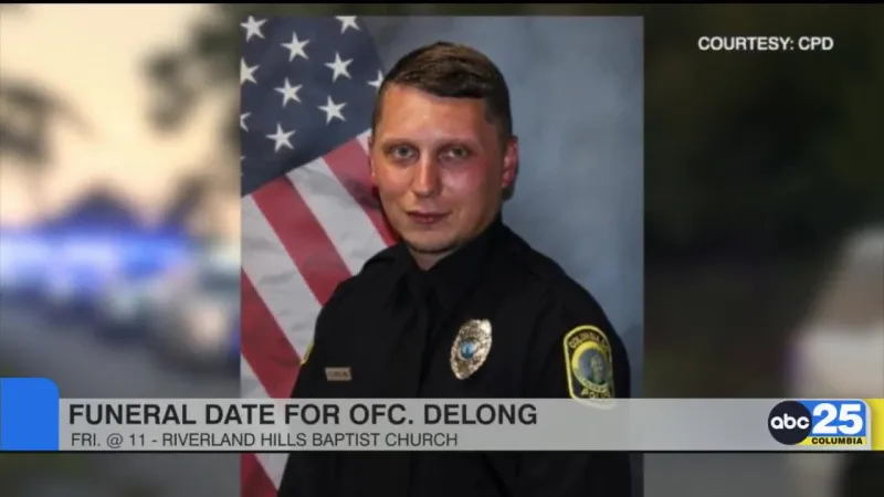 Columbia Police officer killed in line of duty to be laid to rest this week