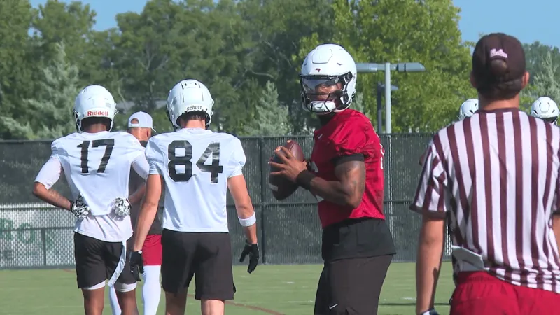 LaNorris Sellers reacts to his brother's season-ending injury