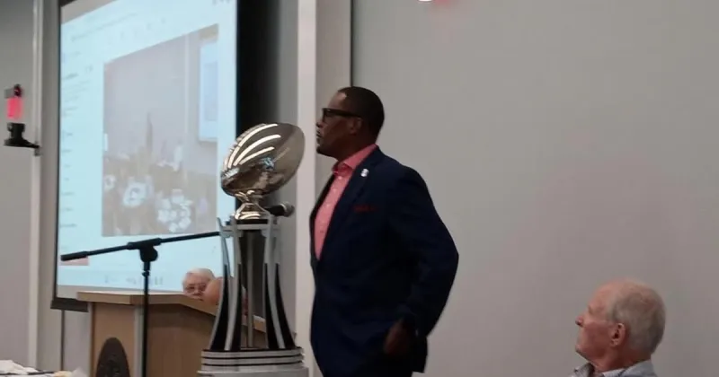 Ayers kicks off the 2026 Orangeburg Touchdown Club
