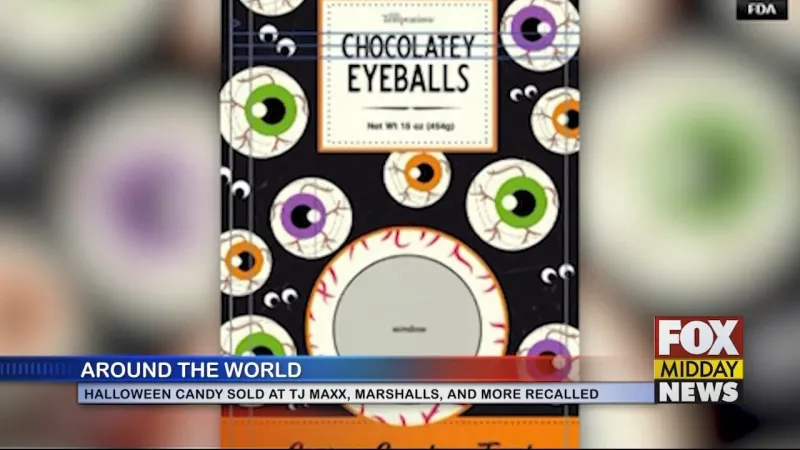 Halloween Candy Eyeballs Recalled Over Undeclared Allergen