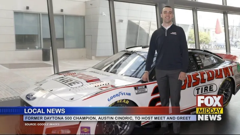 Former Daytona 500 Champion, Austin Cindric, To Host Meet & Greet