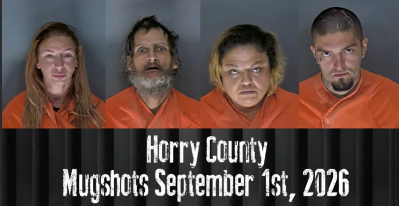Horry County Mugshots September 1st, 2026