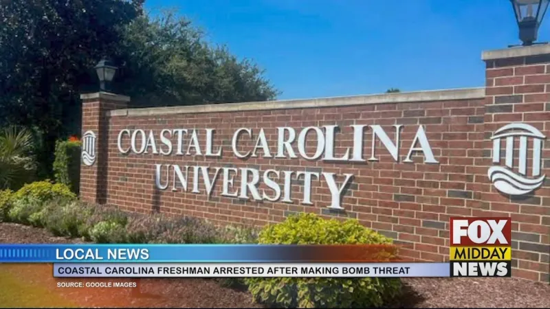 Coastal Carolina University Freshman Arrested After Bomb Threat