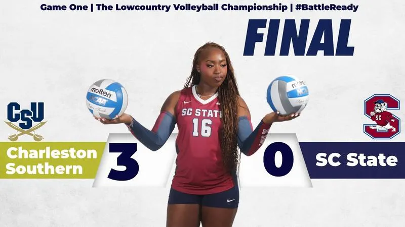 Volleyball Battles Charleston Southern in Tough Road Loss
