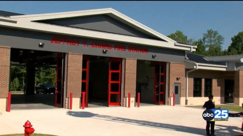 Lexington Co. leaders held ribbon-cutting for new fire station named after late firefighter