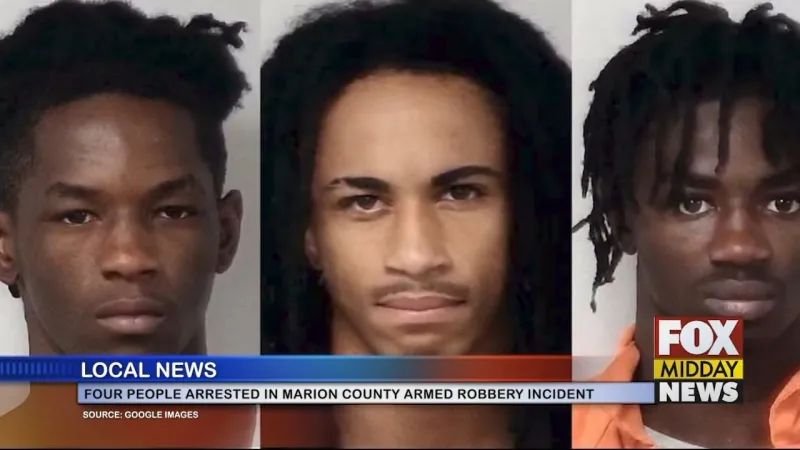 Four People Arrested In Connection To Armed Robbery In Marion Co.