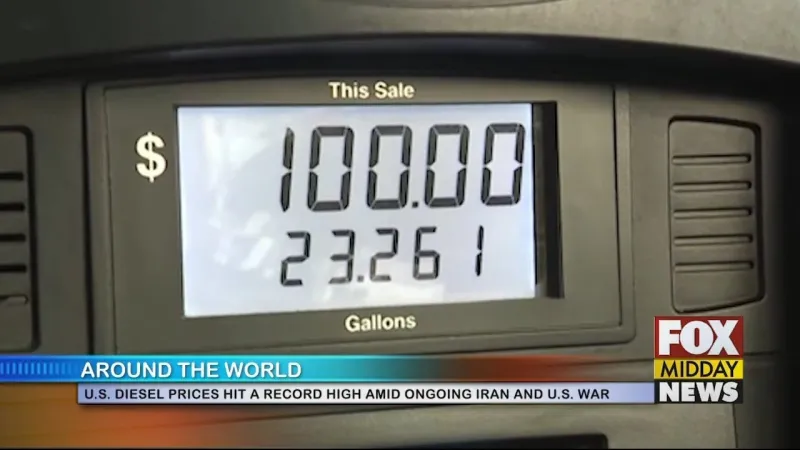 U.S Diesel Prices Reach Record High