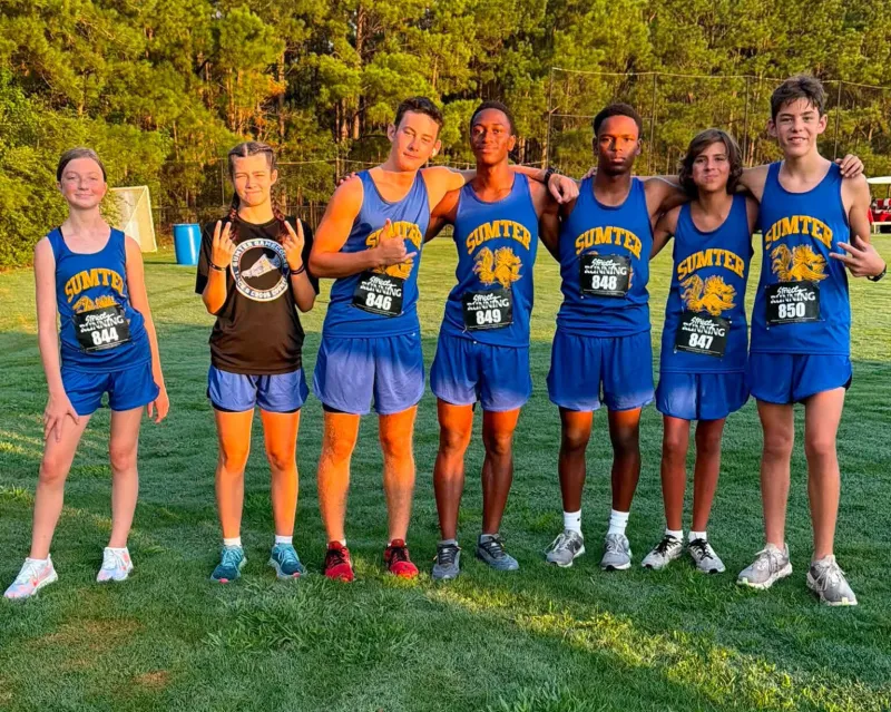 Sumter High, Crestwood, East Clarendon cross country run at Lamar