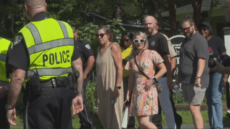 North Charleston police, community leaders walk streets after multiple homicides
