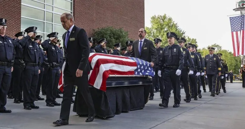 'His service matters': Columbia bids farewell to Officer Chris DeLong