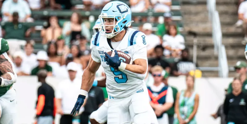 Gavin Garcia rushes for 3 TDs to lead The Citadel past Charlotte 43-41 in 3OT