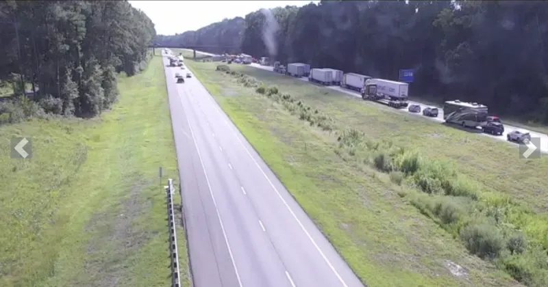 Southbound lanes reopen following Interstate 95 crash near Walterboro