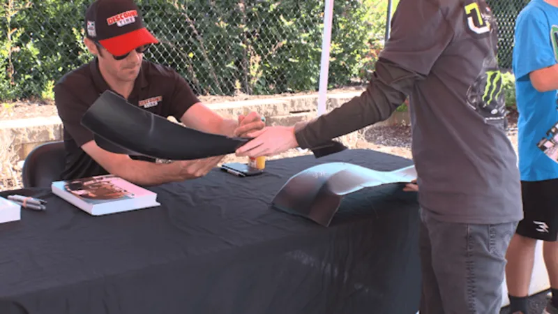 NASCAR Driver Austin Cindric Meets Fans in Florence Ahead of Southern 500