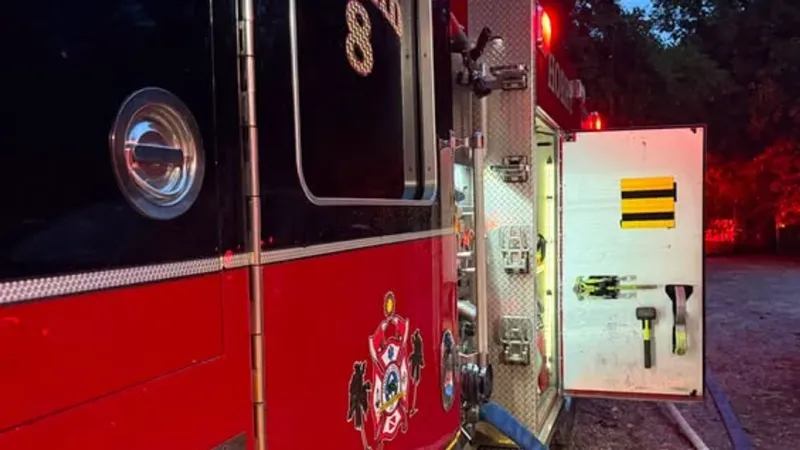 Camper destroyed in Galivants Ferry fire; no injuries reported, cause under investigation