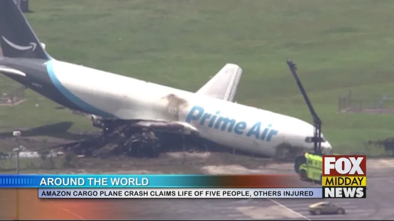 Five People Killed During Amazon Cargo Plane Crash
