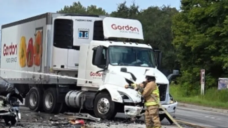 One reported dead in fatal crash involving truck and tractor trailer on Ladson Road