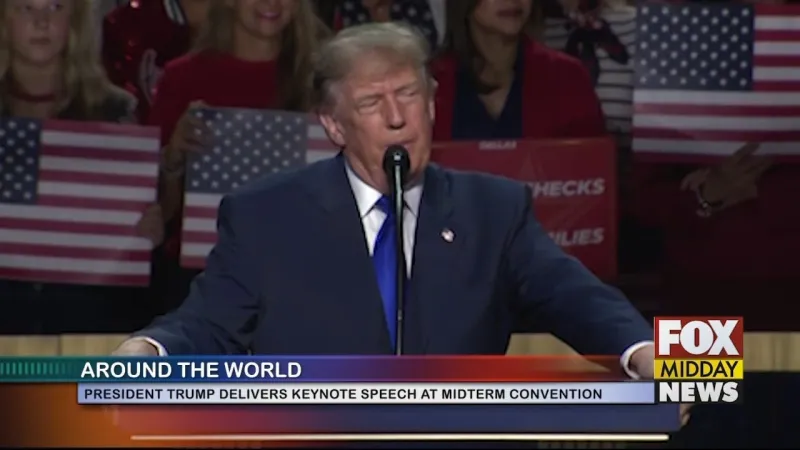 President Trump Delivers Keynote Speech At RNC Midterm Convention