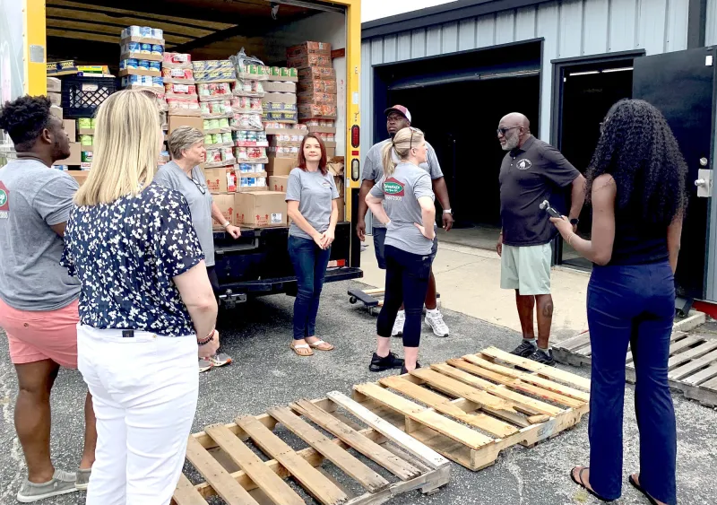 Hidden Wounds receives needed food after Advantage Realty Group fundraiser