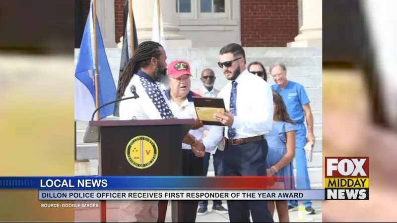 Dillon Police Officer Honored With First Responder of the Year Award