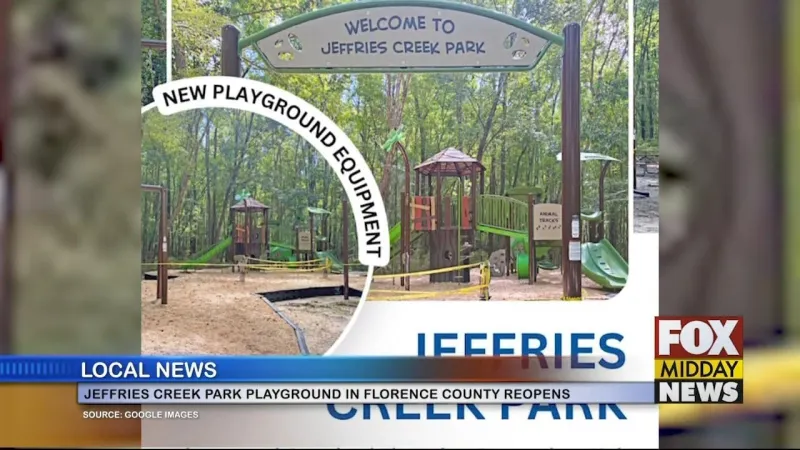 Jeffries Creek Park Playground In Florence Co. Reopens