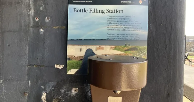 Signs educating about climate, ecology at Charleston National Park sites back up amid legal fight
