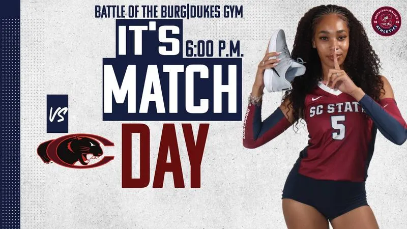 Volleyball Hosts Crosstown Rival Claflin in Battle of the Burg