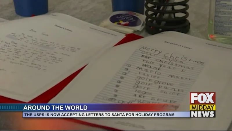USPS Now Accepting Letters As Part Of Operation Santa Program