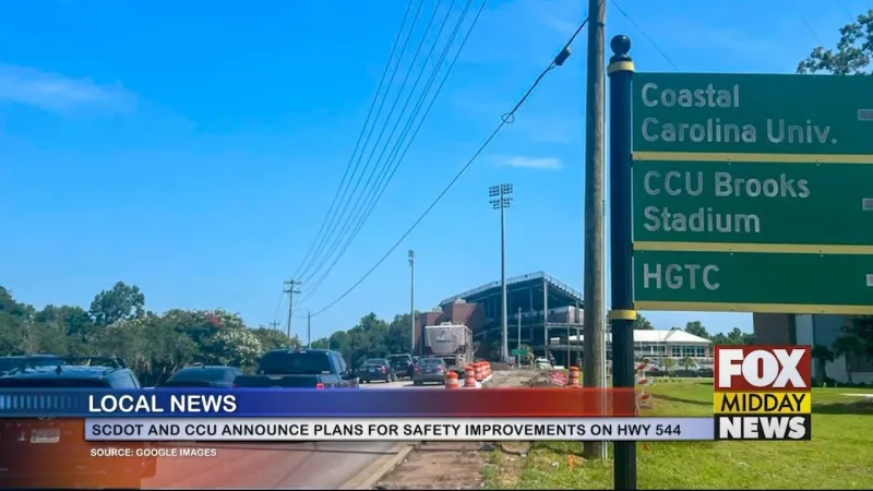 SCDOT & Coastal Carolina University To Implement Hwy 544 Improvements