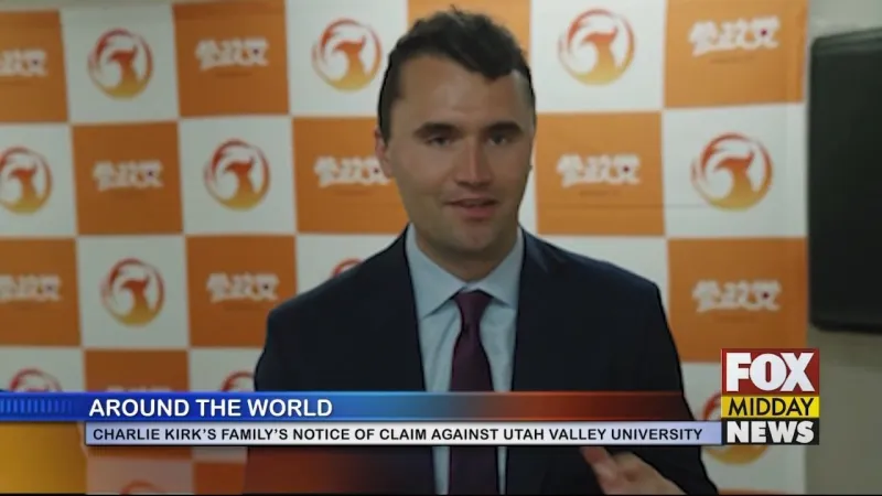 Charlie Kirk's Family Files Notice Of Claim Against Utah Valley University
