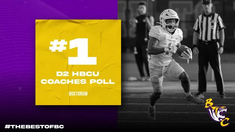 Tigers Ranked No. 1 In HBCU Coaches Poll