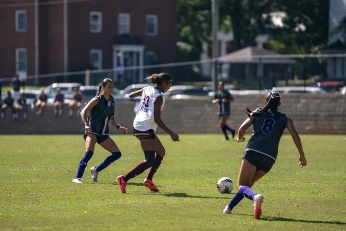 Erskine Women's Soccer | St. Hill, Santana help Fleet down Southern Wesleyan for first win of season