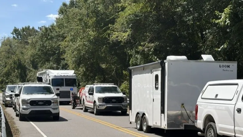 Specialized teams search area near Fairmont as part of ongoing investigation