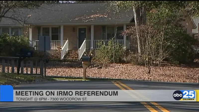 Town of Irmo to hold public info meeting on referendum