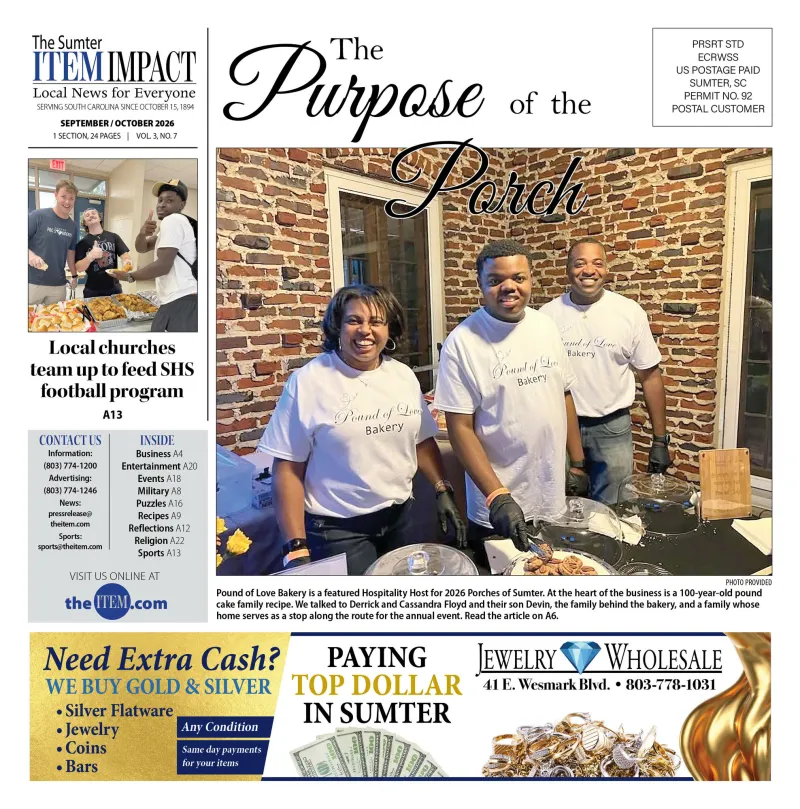 Check out the September / October 2026 edition of The Sumter Item Impact