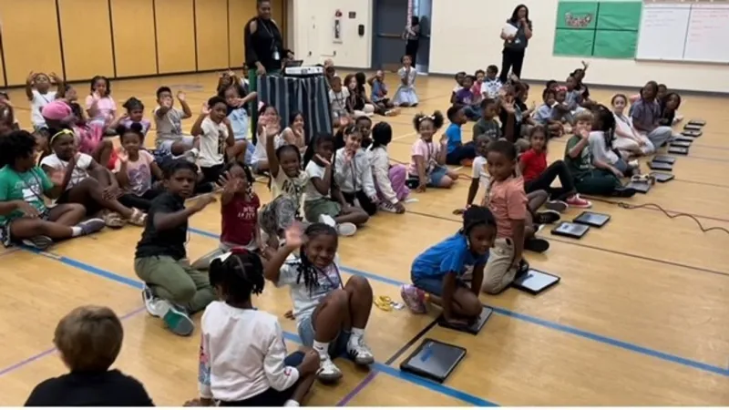 skyWACH Weather School visits Sandlapper Elementary