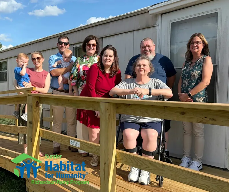 Sumter Habitat for Humanity celebrates 1st Richardson Ramp dedication for Hassler family