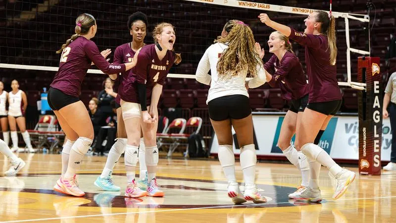 Eagles Soar Past NC Central with Dominant Sweep