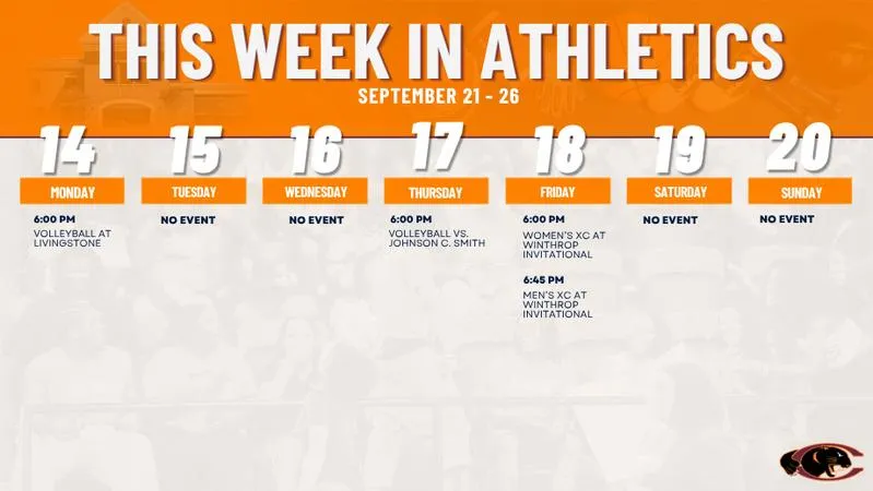 This Week in Athletics: Panthers Prepare for Action-Packed Week as Conference Play Begins