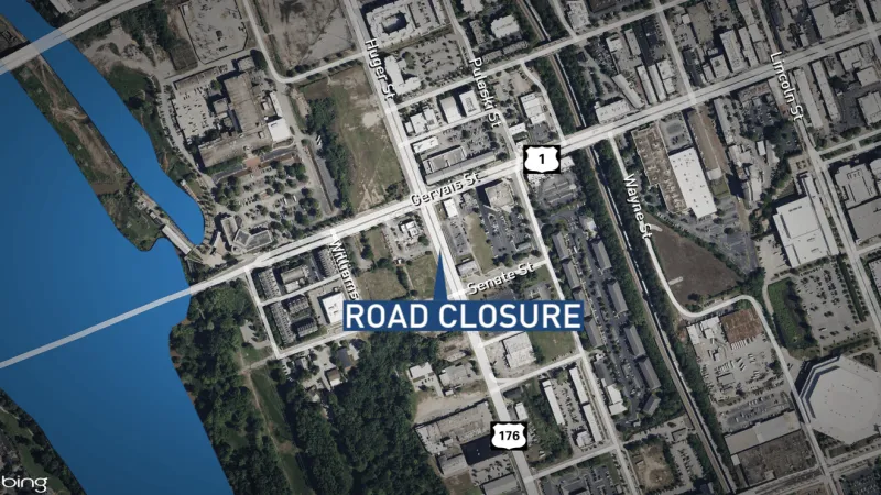 Portion of Huger Street shuts down as crews make emergency repairs