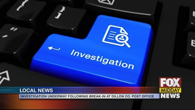 Investigation Underway After Dillon Co. Post Office Break-In