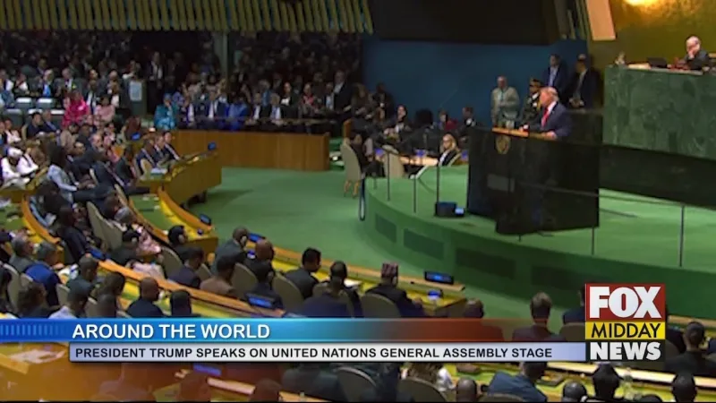 Trump Delivers Speech At United Nations General Assembly