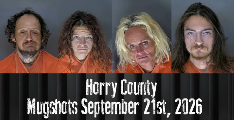 Horry County Mugshots September 21st, 2026