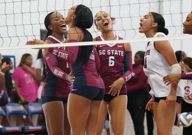 Volleyball Takes Down Fort Valley State in Four-Set Road Victory