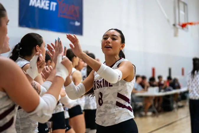 Erskine Women's Volleyball | Fast start not enough for Fleet against conference-leading Converse