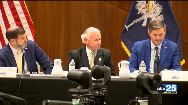 Gov. McMaster held annual military briefing at Pastides Alumni Center