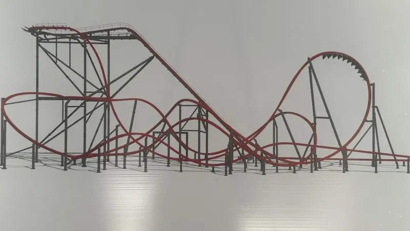 Family Kingdom receives shipments of tracks for Southeast's first single-rail coaster