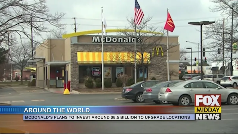 McDonald's To Invest Around $8.5 Billion To Modernize And Upgrade