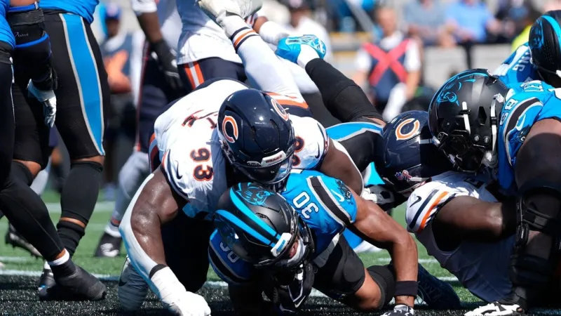 Williams and Bears trounce Panthers 59-37 in highest-scoring season opener in NFL history