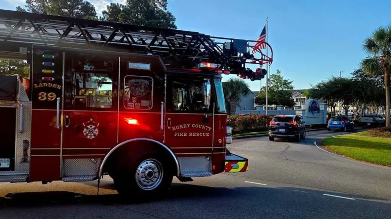 2 transported to hospital after crash in Carolina Forest area